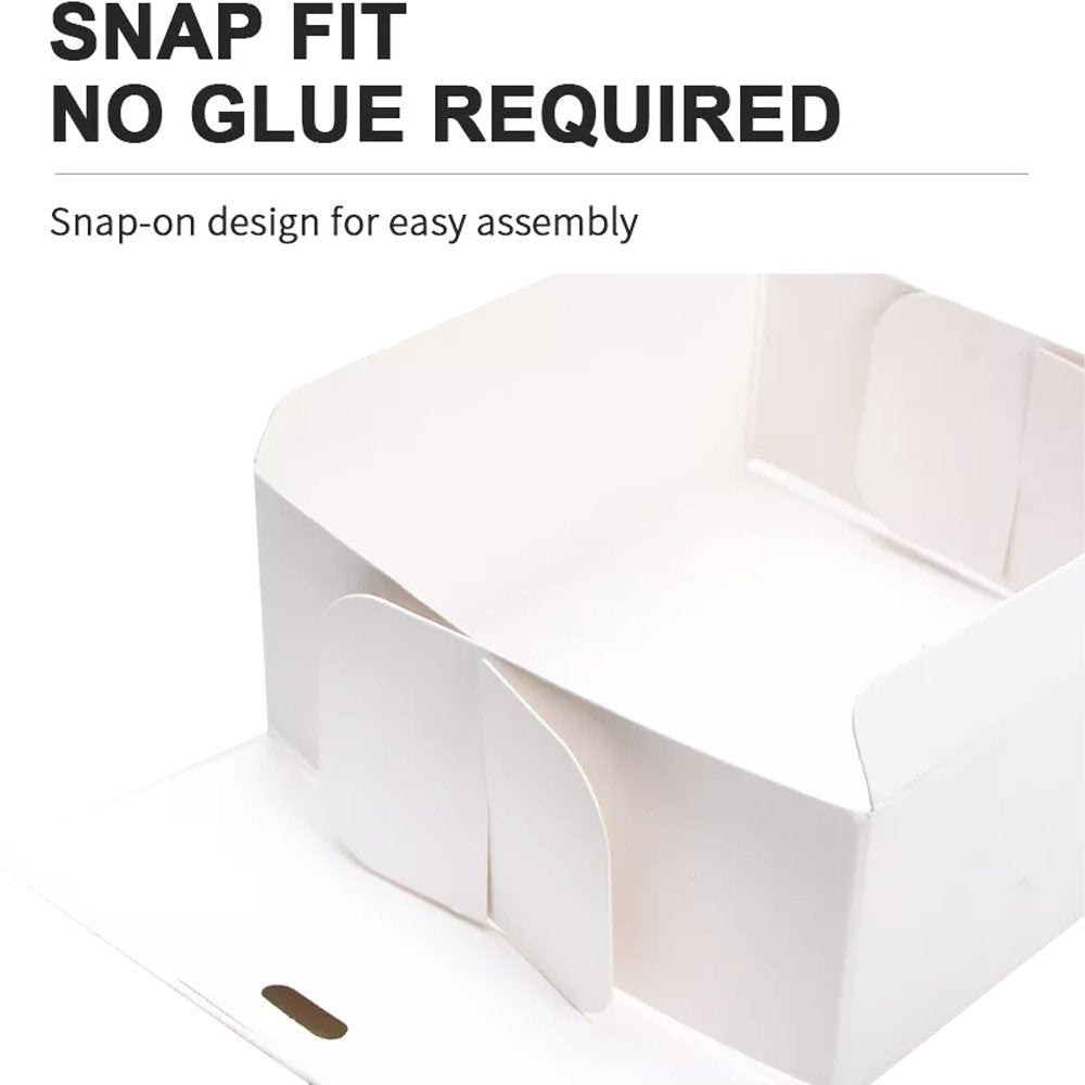 Small Sleek Paper Box With Ribbon - White - TEM IMPORTS™