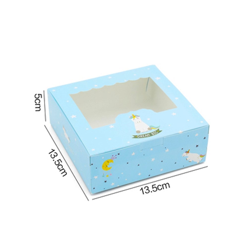 Small Square Patisserie Paper Box Window - Dream Big - TEM IMPORTS™