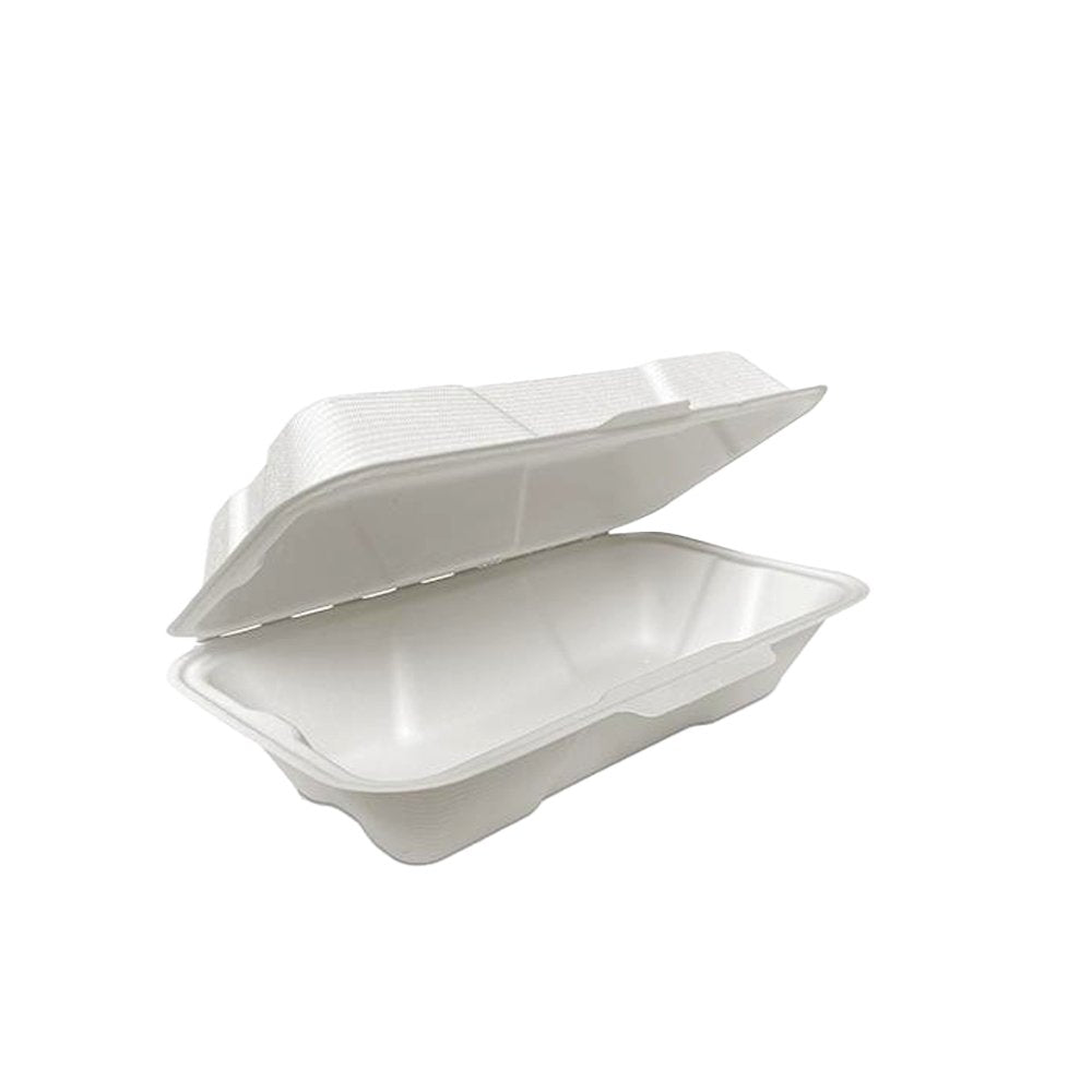 Small Sugarcane Takeaway Snack Pack Clamshells - TEM IMPORTS™