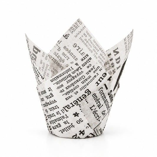 Small Tulip Muffin Wrap: Prints - Pack 200 - TEM IMPORTS™