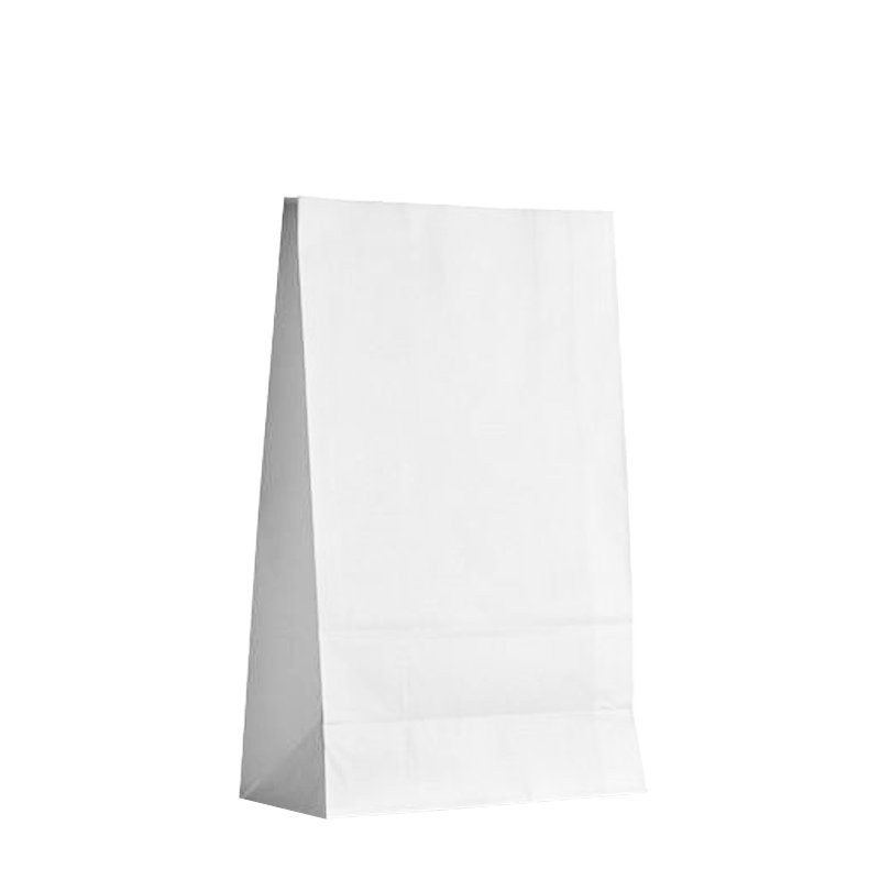 SOS#16 Blocked Bottom White Paper Bag - Pk250 - TEM IMPORTS™
