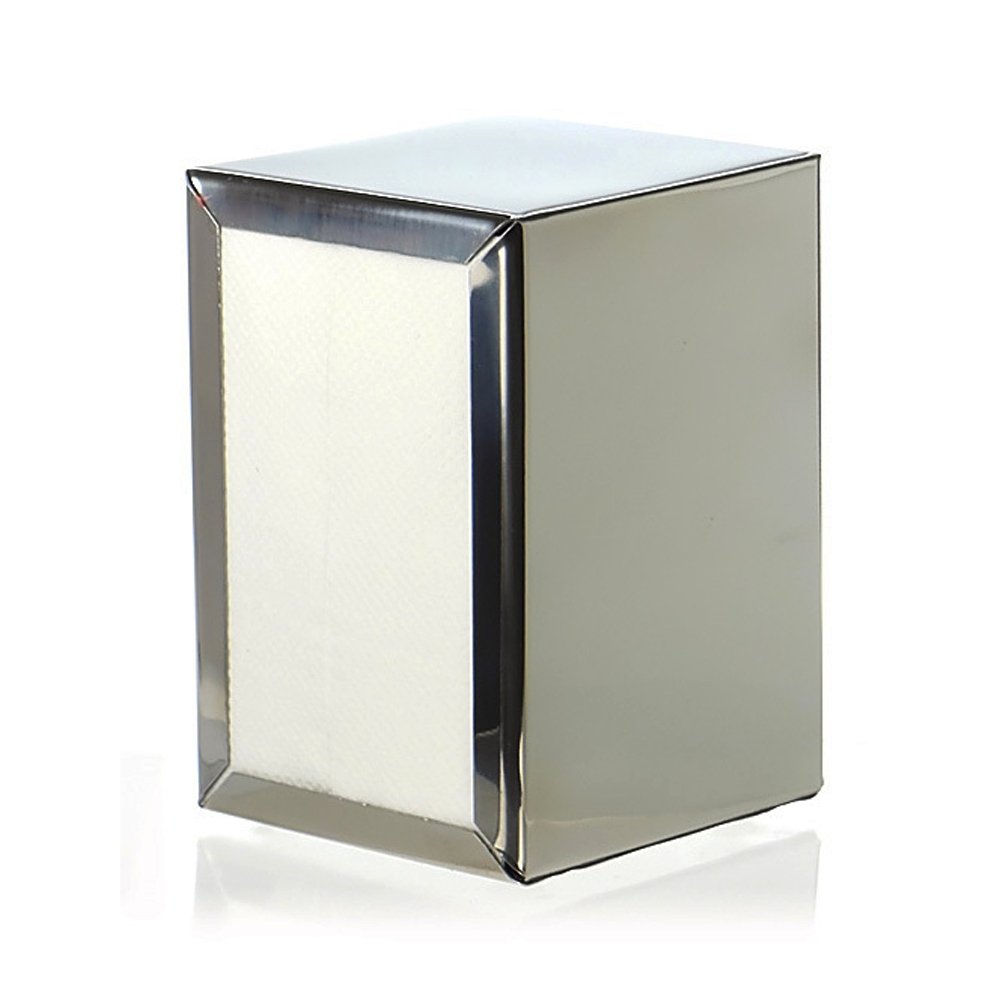 Stainless Steel Napkin Dispenser ‘D’ Fold - TEM IMPORTS™