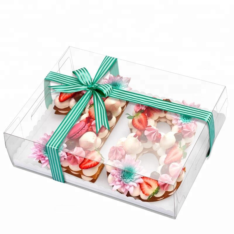 Large Rectangular Clear Cake Box