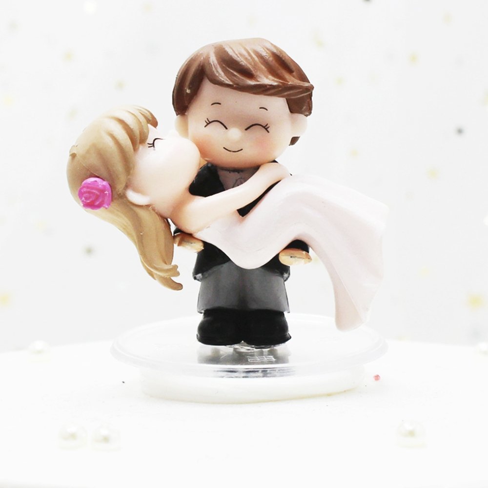 Western Wedding Couple Cake Topper Set - TEM IMPORTS™