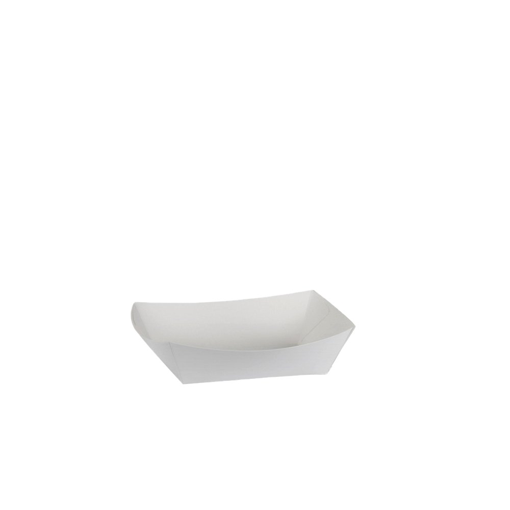 White Cardboard Small Takeaway Tray - TEM IMPORTS™