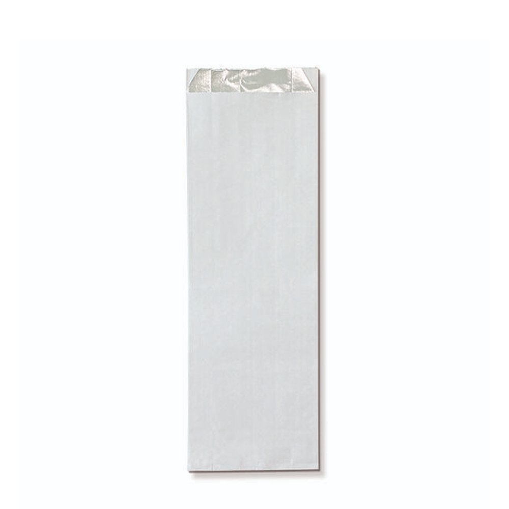 White Foil Kebab Bag Unprinted - Pk250 - TEM IMPORTS™
