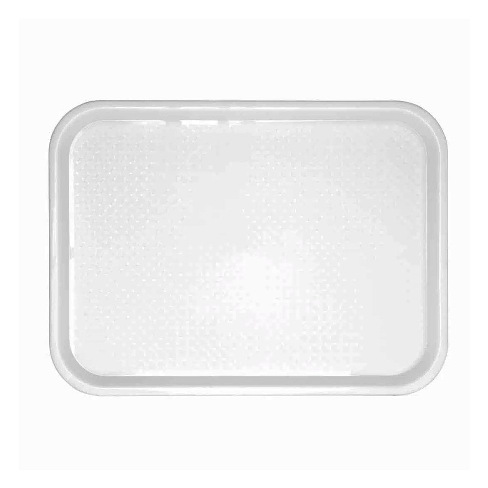 White Plastic Fast Food Tray - 450x350mm - TEM IMPORTS™