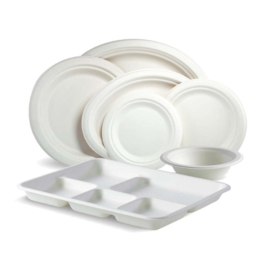 Plant Fibre Plates, Bowls & Trays