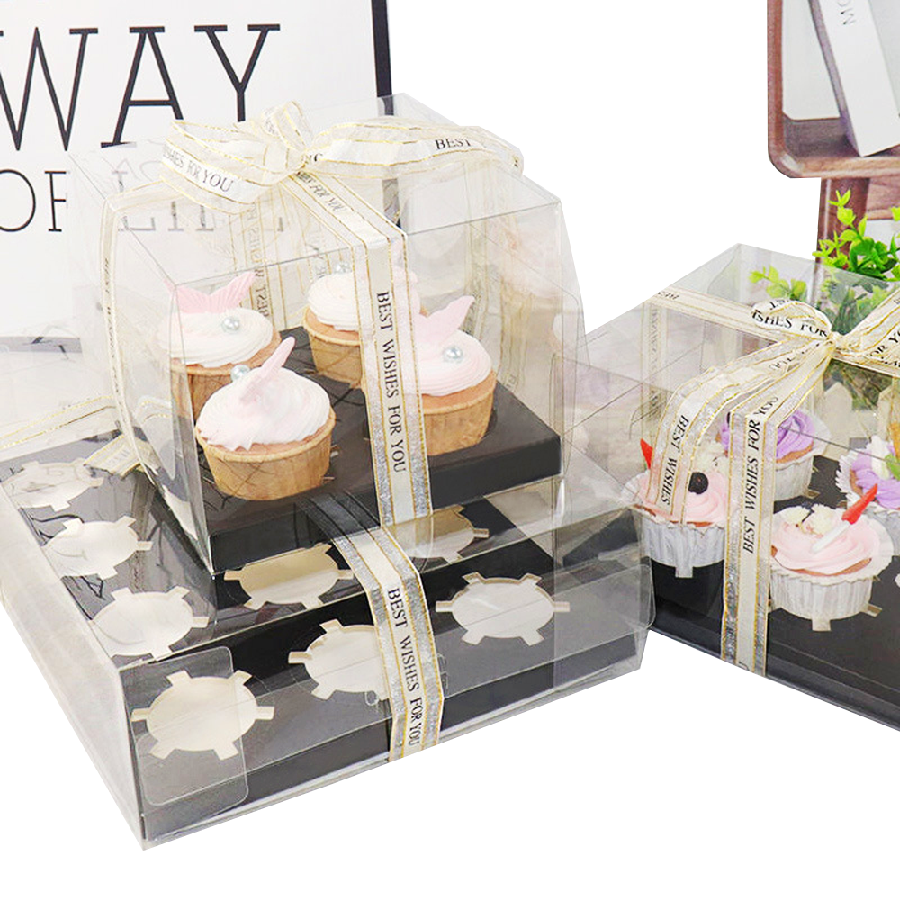 Transparent Cupcake Boxes