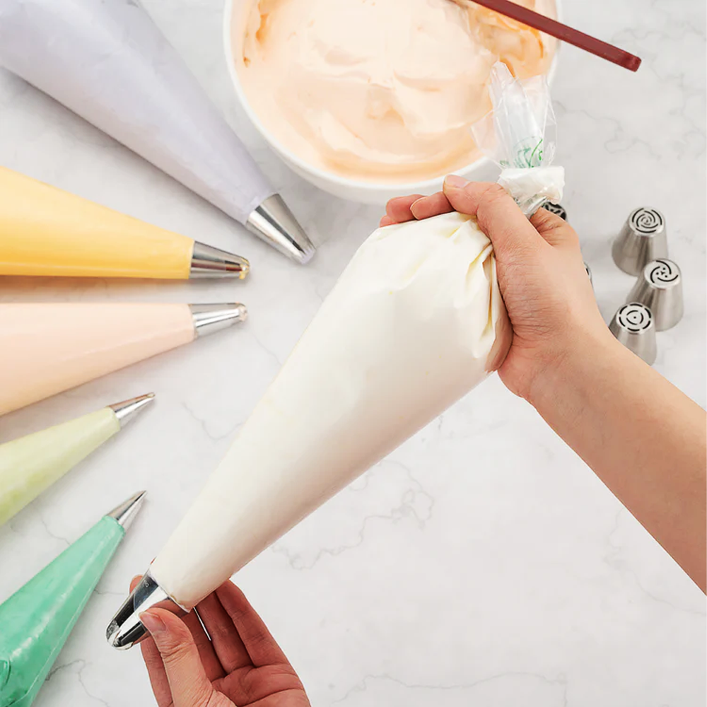 Reusable Piping Bags & Nozzles