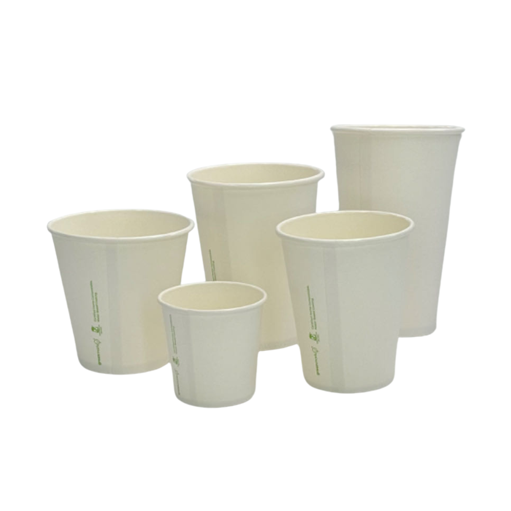 White Aqueous Coated Paper Cups - SW