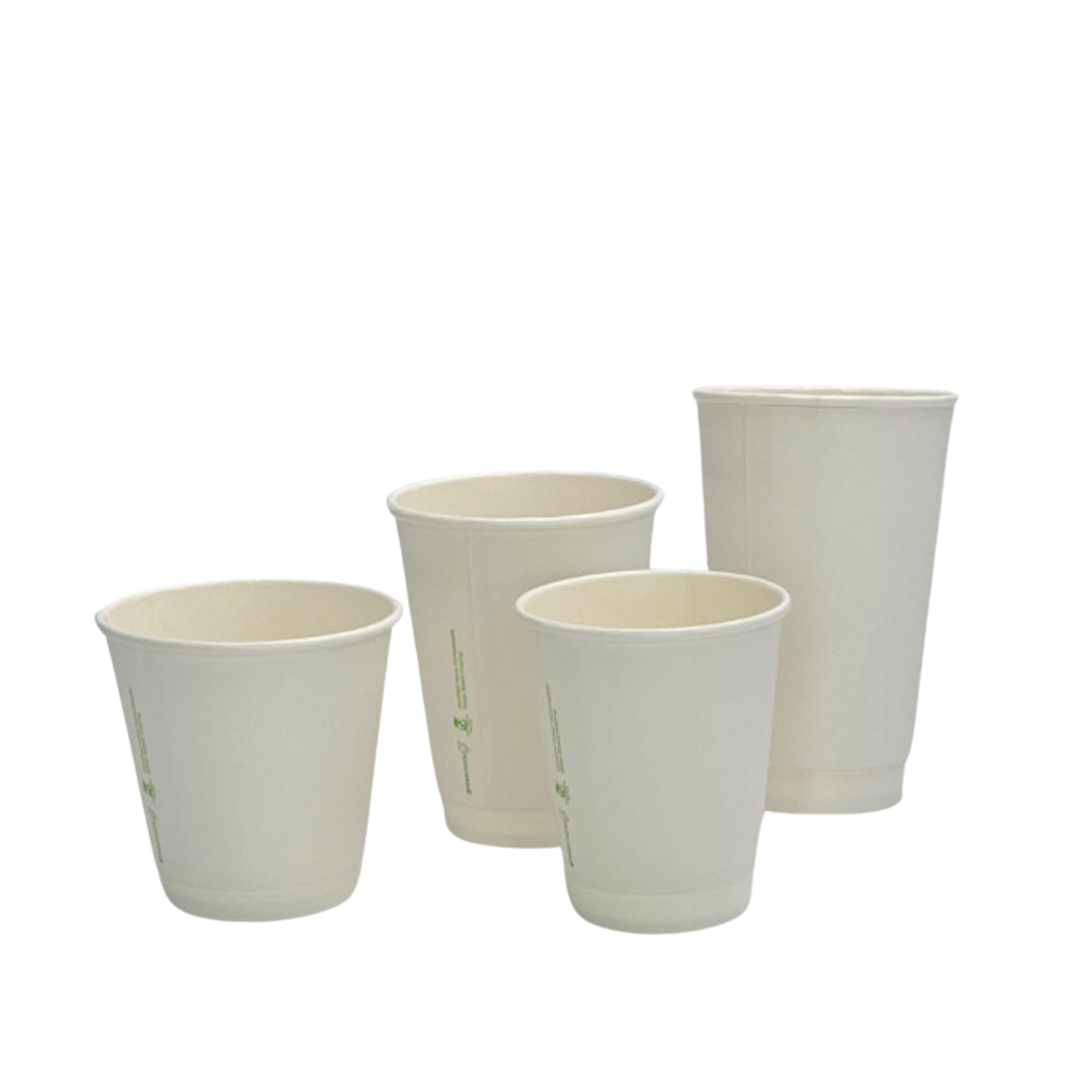 White Aqueous Coated Paper Cups - DW