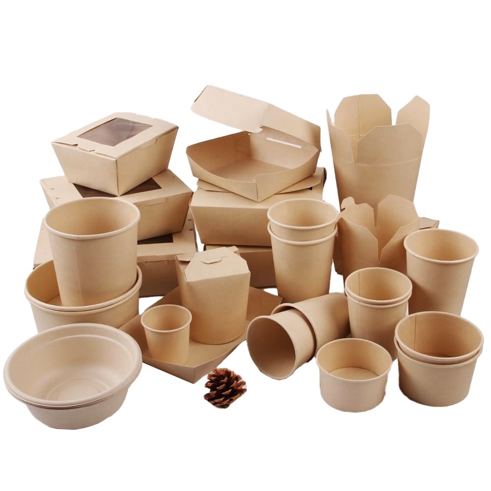 Bamboo Paper Containers - TEM IMPORTS™