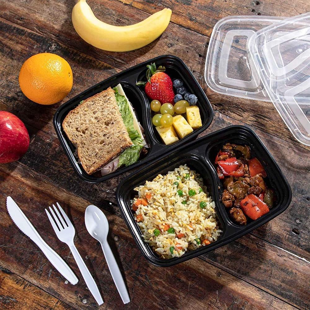 Takeaway Plastic Compartment Containers