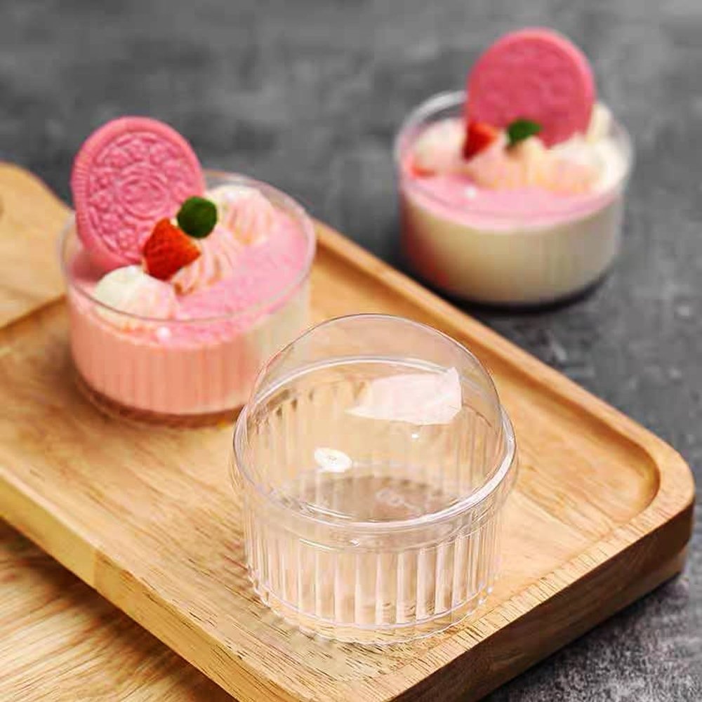 Dessert Round & Cylinders With Lid