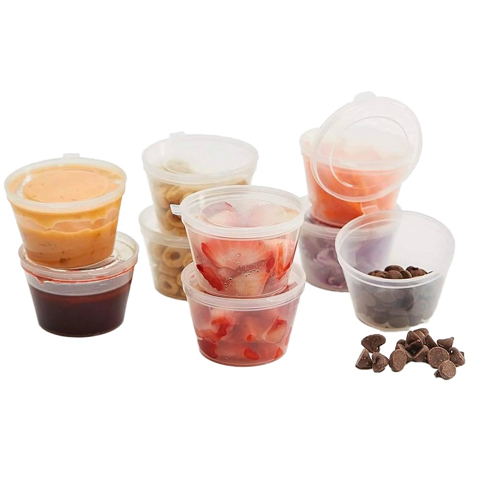 Hinged Lid Sauce Containers - TEM IMPORTS™