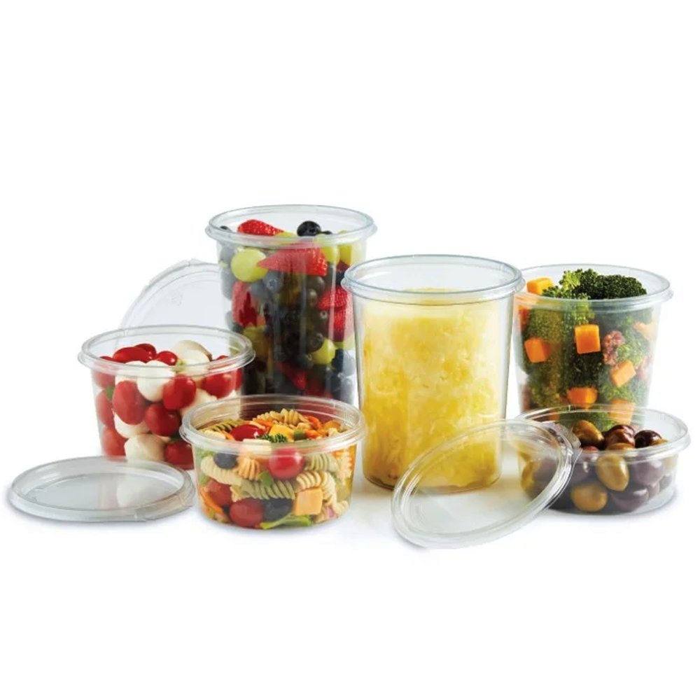 Insert Flat Lid RPET Deli Container - TEM IMPORTS™