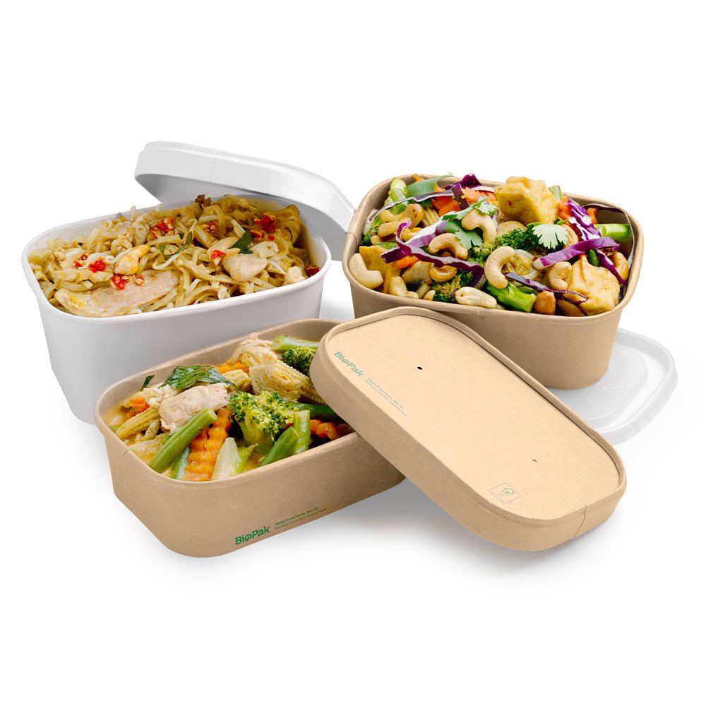 Paper Takeaway Containers & Lids - TEM IMPORTS™