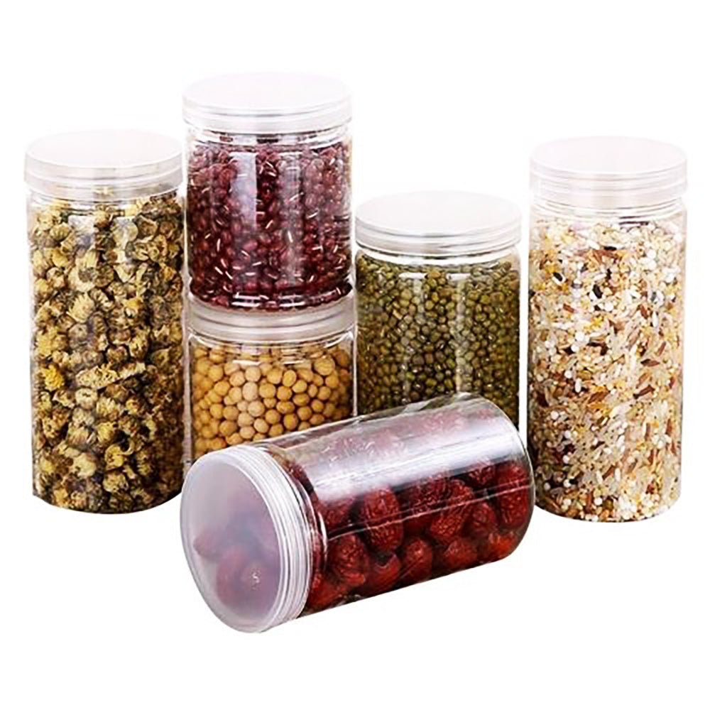 PET Plastic Jars PET Lid - TEM IMPORTS™