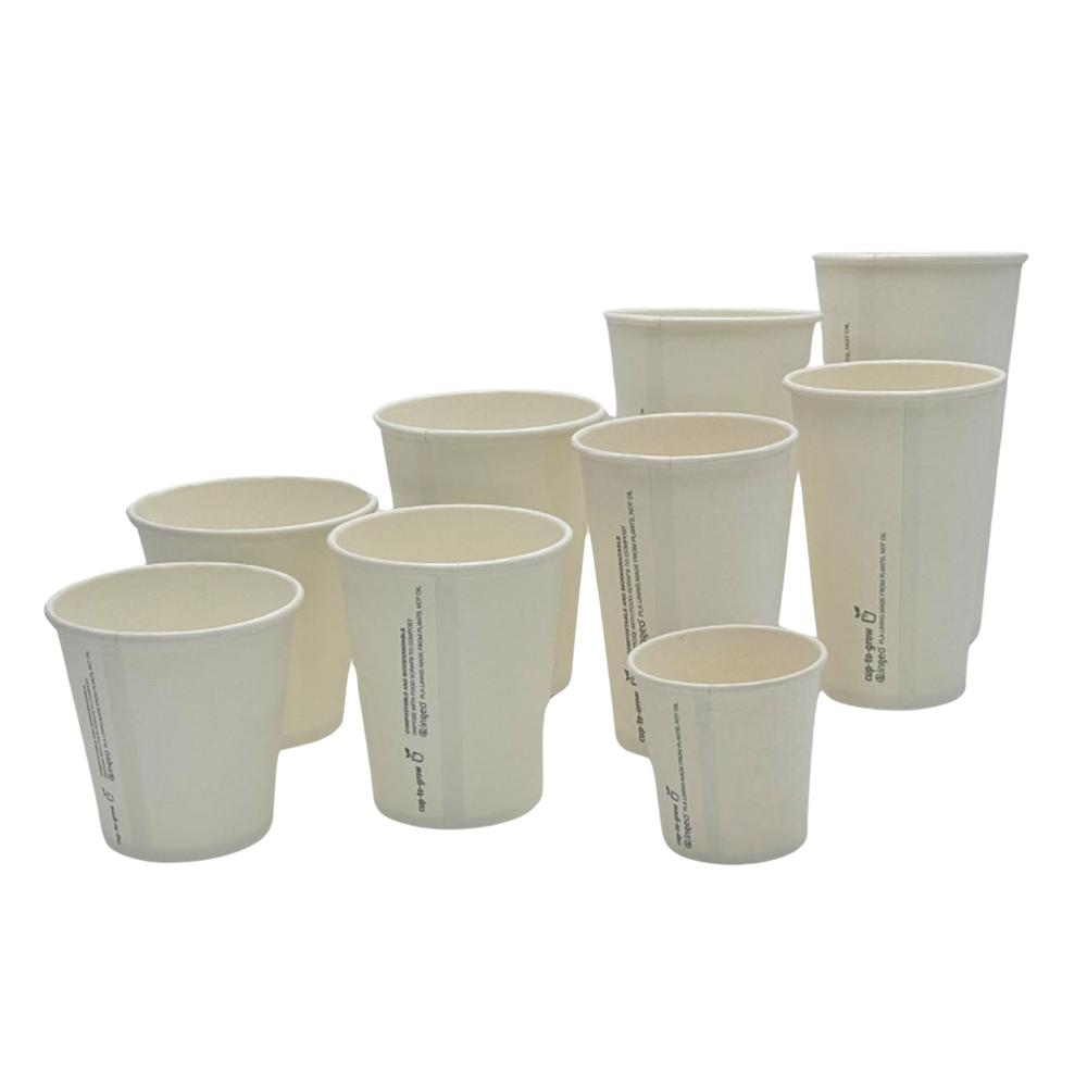 Plain White Coffee Cups - SW - TEM IMPORTS™