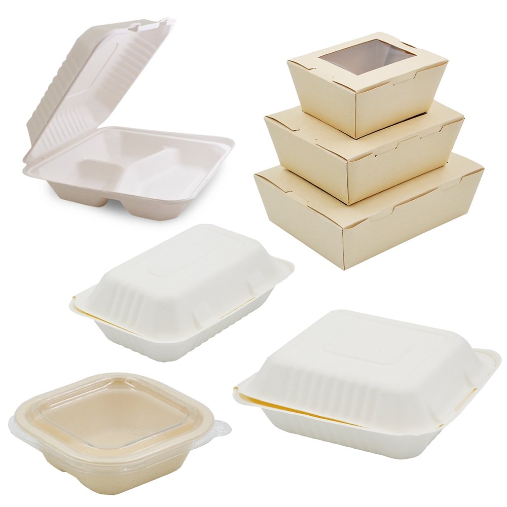 Sugarcane Takeaway Packaging - TEM IMPORTS™