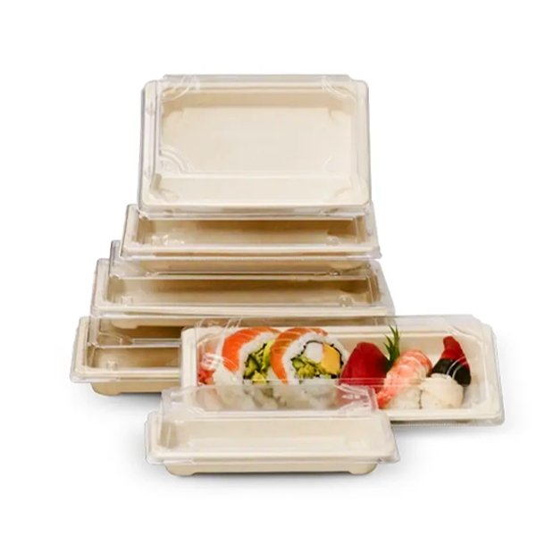 Sushi Trays With Lids - TEM IMPORTS™