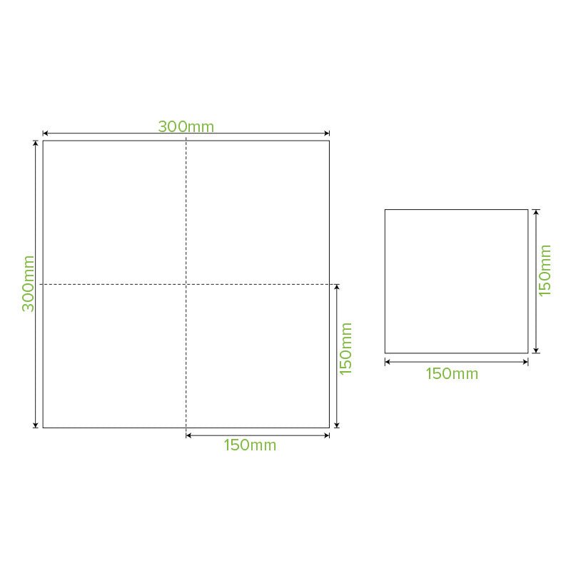 1-Ply 1/4 Fold Natural Lunch BioNapkin - 3000pcs/Ctn - TEM IMPORTS™