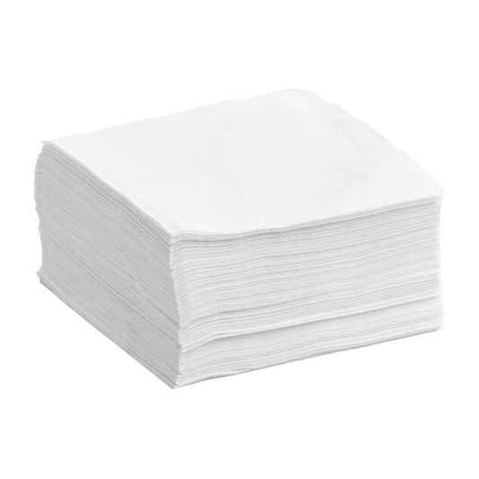 1-Ply White Lunch Napkins 300 x 300mm 1/8 Fold - 3000/CTN - TEM IMPORTS™