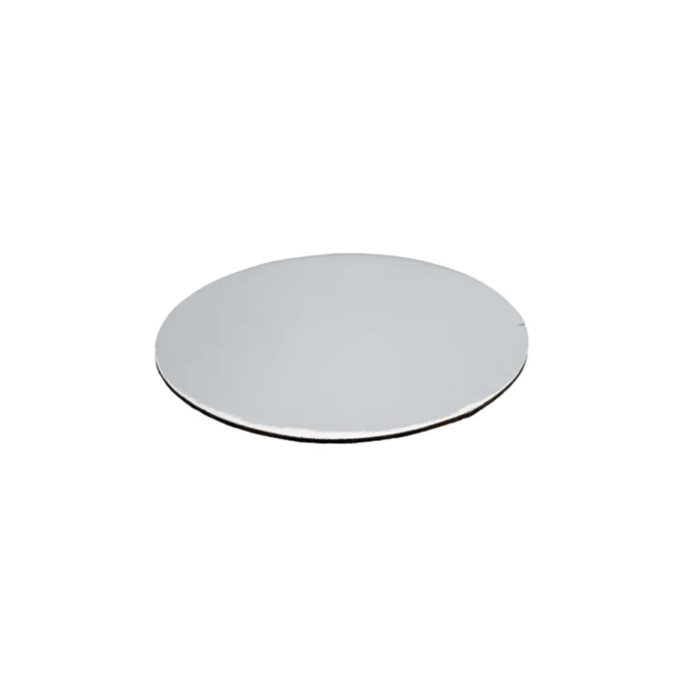 10 Inch Round STD Foil Cake Board - Silver - TEM IMPORTS™