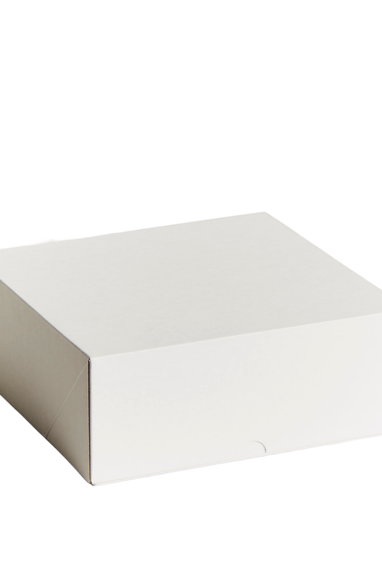 10" Inch Tall Easy Fold White Corrugated Cake Box - 50/CTN - TEM IMPORTS™