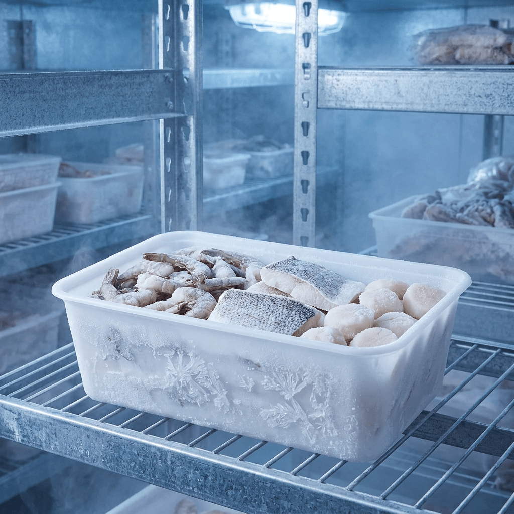 1000mL Freezer-Safe Smooth Wall Food Container - TEM IMPORTS™