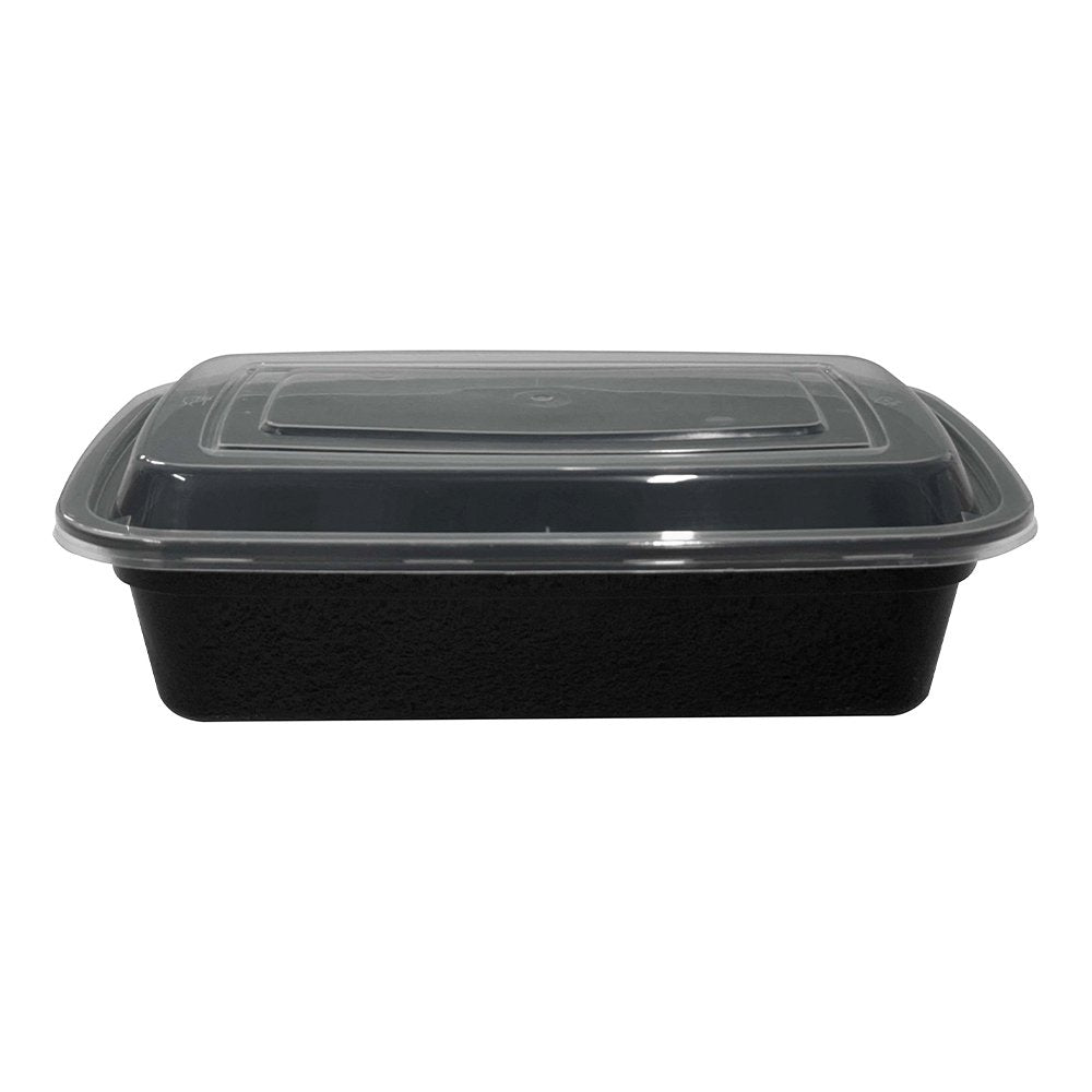 1000mL Premium Rectangular Black Container Base - TEM IMPORTS™