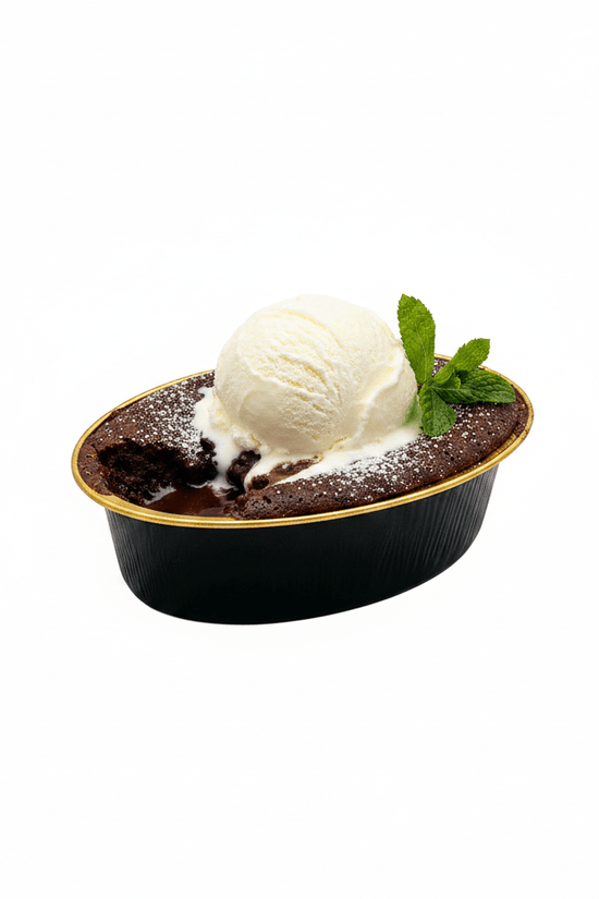 100mL Chinese Gold Nugget Shape Aluminium Foil Cake Tin - Black&Gold Series - TEM IMPORTS™