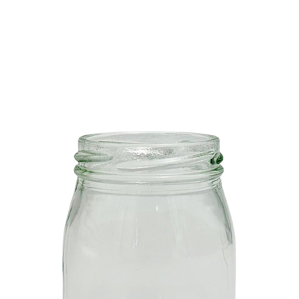 100mL Glass Jar With Black Metal Twist Lid - TEM IMPORTS™