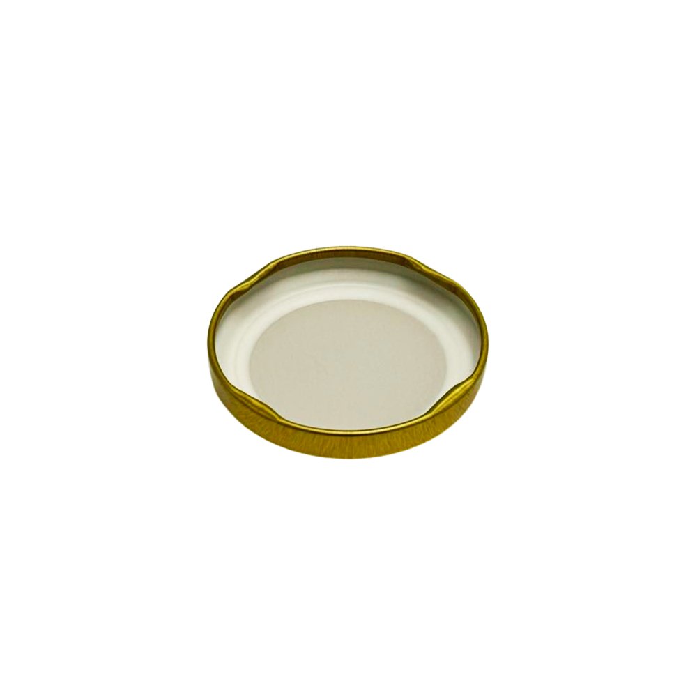 100mL Glass Jar With Gold Metal Twist Lid - TEM IMPORTS™