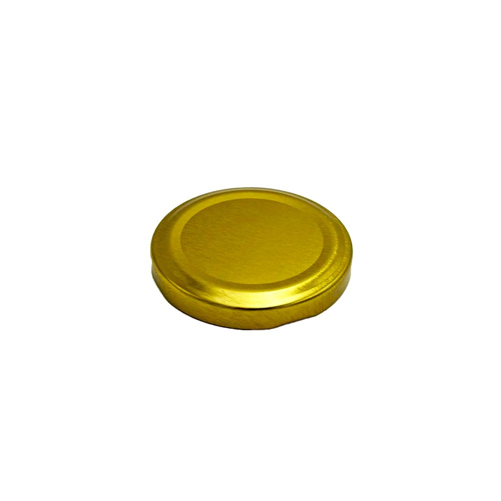 100mL Glass Jar With Gold Metal Twist Lid - TEM IMPORTS™