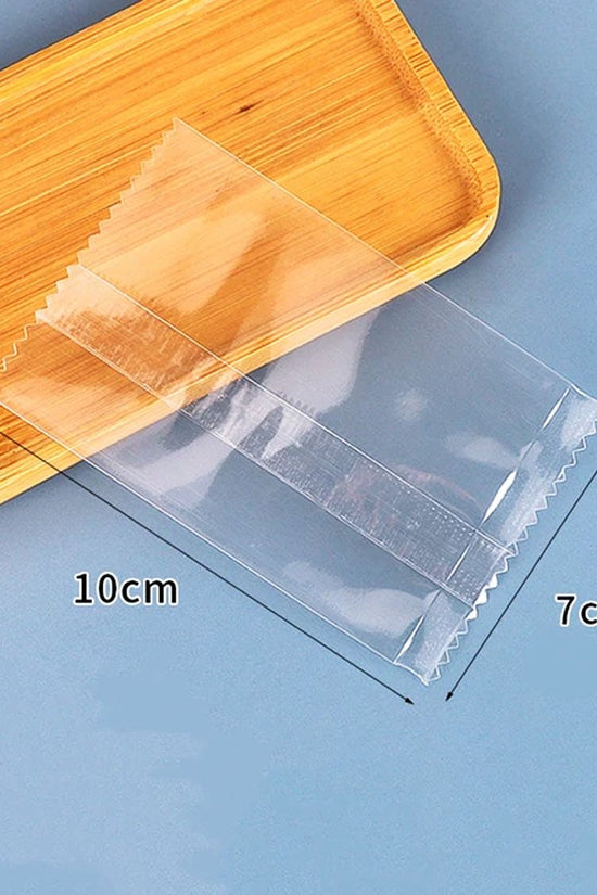 100x70mm Heat Sealable Clear Nougat Bag - Razer Edge - TEM IMPORTS™