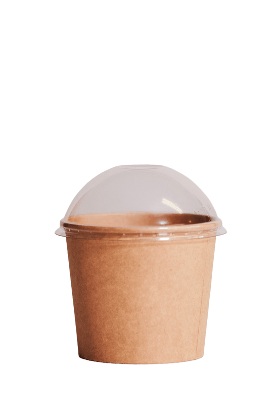 105mm Dome Lid To Suit Paperway™ Round Containers - TEM IMPORTS™