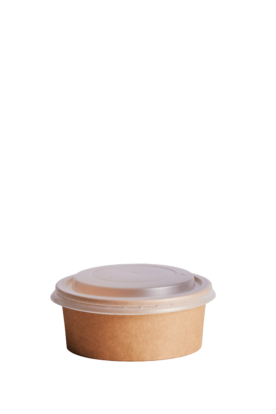 105mm PP Flat Lid To Suit Paperway™ Round Containers - TEM IMPORTS™