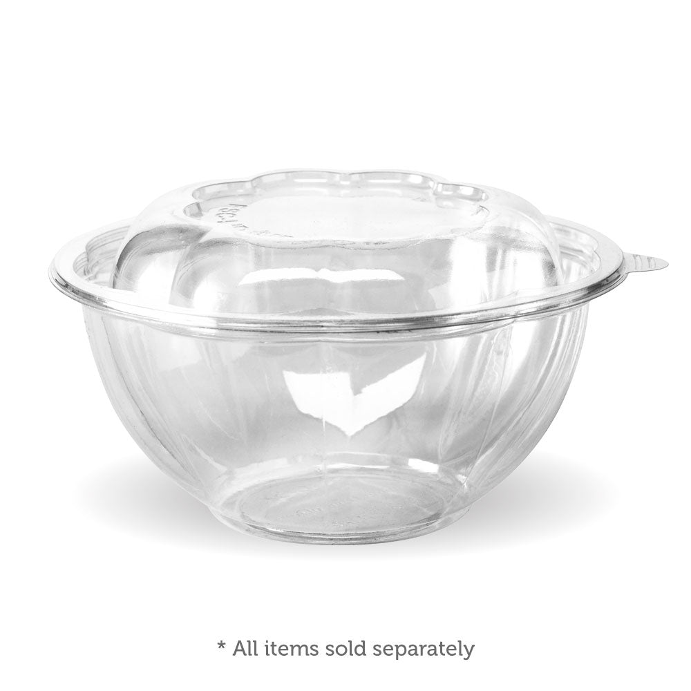 1,080mL / 32oz Clear Salad BioBowl - 450/CTN - TEM IMPORTS™