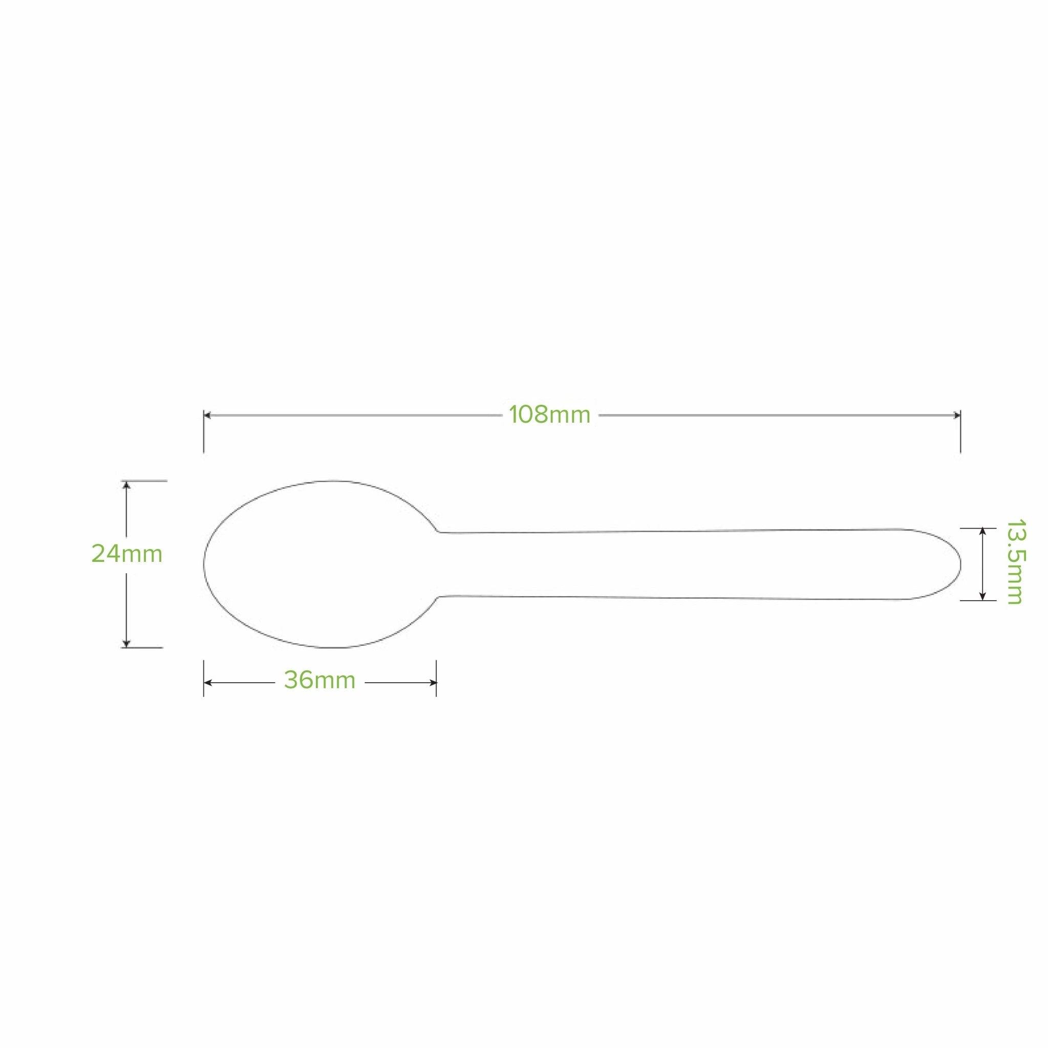 10cm Unbranded Wood Tea Spoon - 5000pcs/Ctn - TEM IMPORTS™