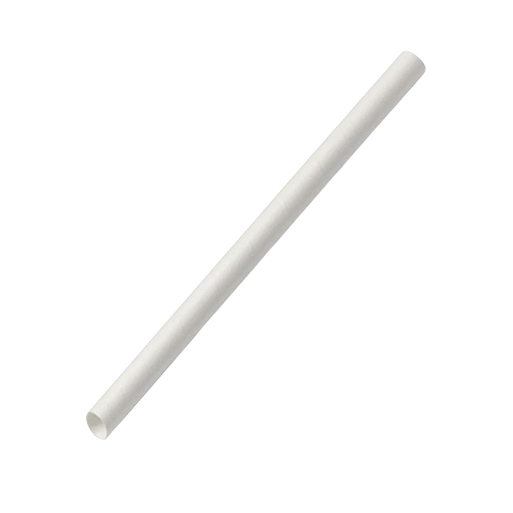 纸吸管 10mm 特大纯黑色