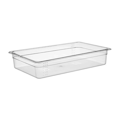 1/1 Full Size Clear Polycarbonate Food Pan - 100mm - TEM IMPORTS™