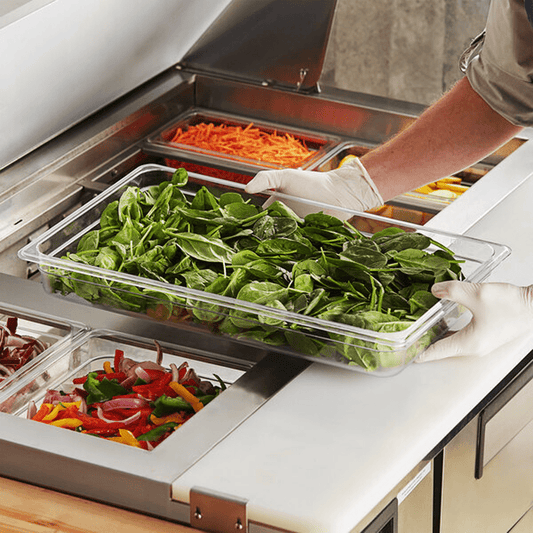 1/1 Full Size Clear Polycarbonate Food Pan - 65mm - TEM IMPORTS™