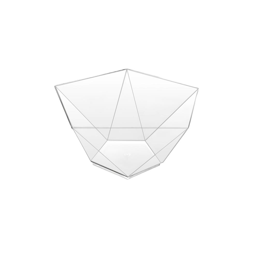 110mL Clear Mini Diamond Shape Dessert Bowl - TEM IMPORTS™