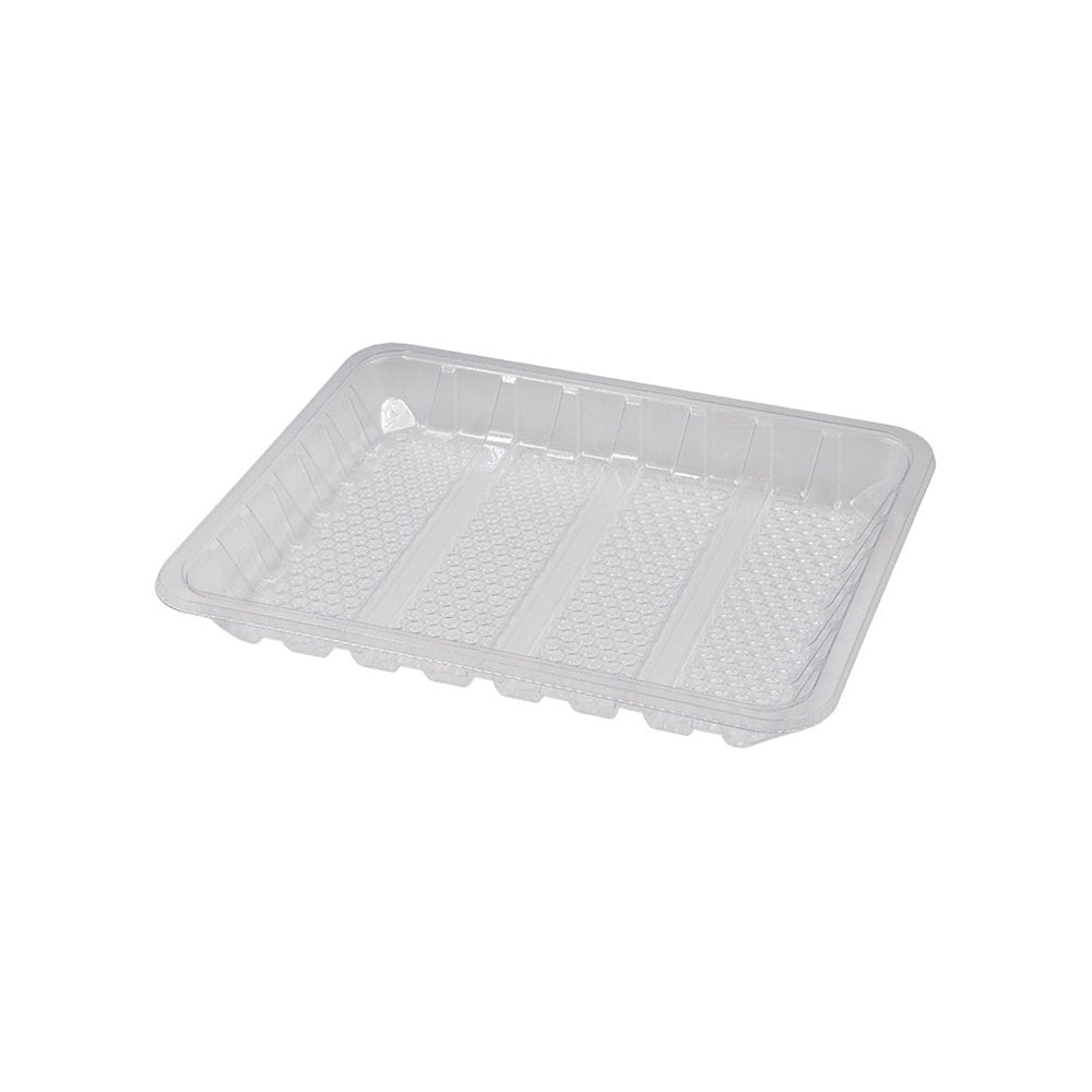 11x9" Clear LiquiLock RPET Meat Tray - TEM IMPORTS™