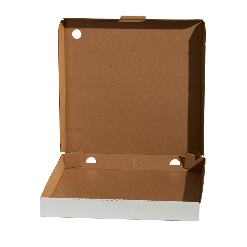 12" Inch Takeaway Pizza Box White - 100/CTN - TEM IMPORTS™