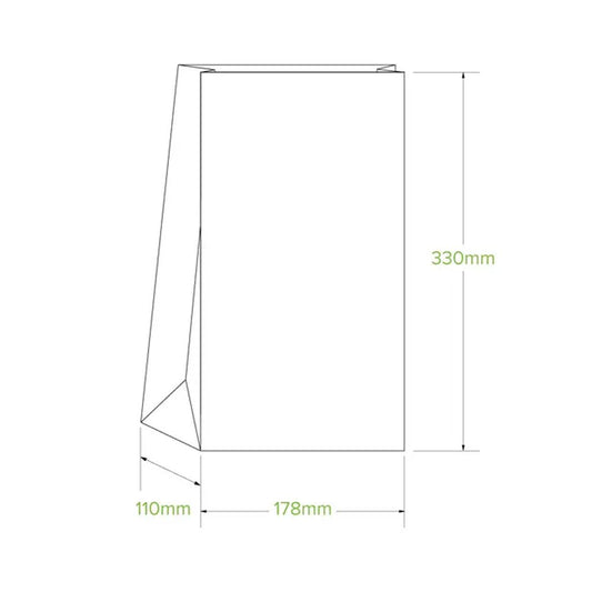 #12 SOS Kraft Paper Bag - 1000/CTN - TEM IMPORTS™