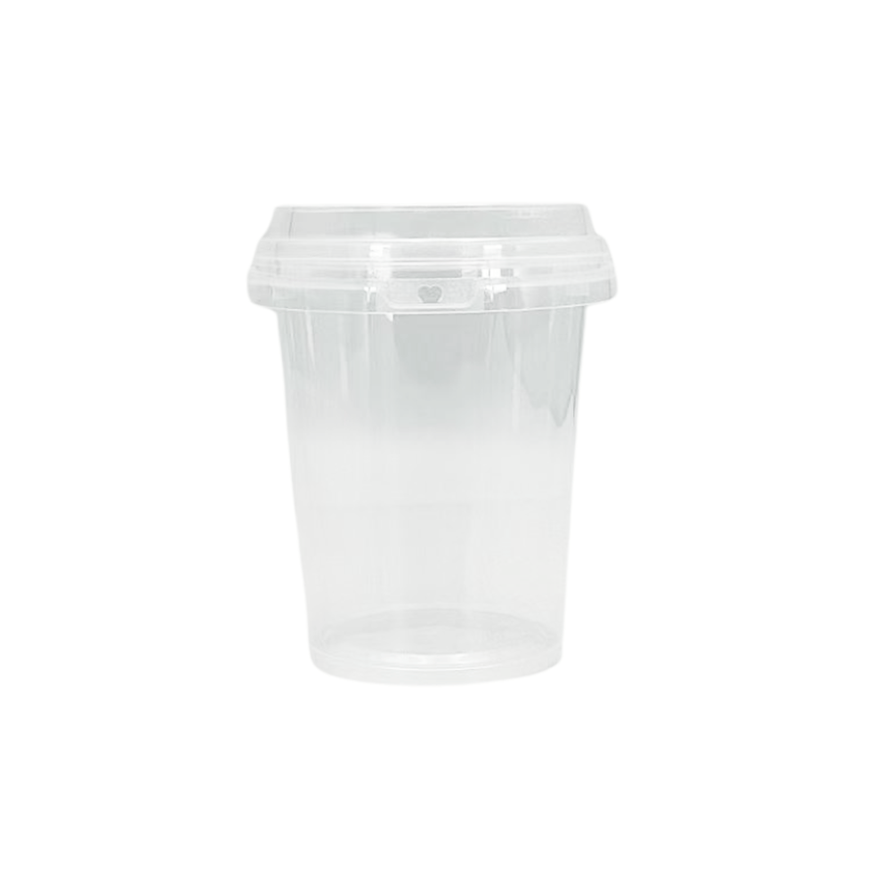 120B Clear Lid Suit Round Tamper Proof Bucket Cups - TEM IMPORTS™