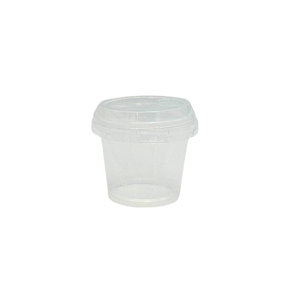 120B Clear Lid Suit Round Tamper Proof Bucket Cups - TEM IMPORTS™